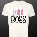 T- Shirt Mini boss, girl