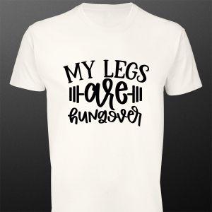 Μπλουζάκι My legs are hungover