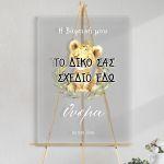 Πίνακας Plexiglas διάφανο, εκτυπωμένο σχέδιο προσωποποιημένο