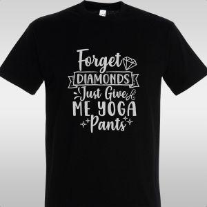 Μπλουζάκι Forget diamonds