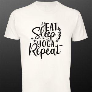 Μπλουζάκι Eat, sleep, Yoga, repeat