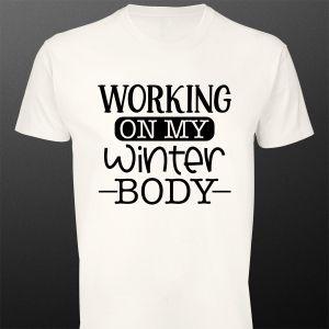 Μπλουζάκι Working on my winter body