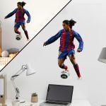 Football wall sticker ronaldinho