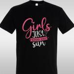 Μπλουζάκι Girls just wanna have sun
