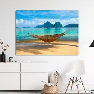 Πίνακας σε καμβά Τροπική παραλία, A cool summer