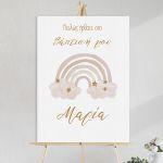 Canvas print welcome to my baptism,Rainbow pale 2