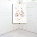 Canvas print welcome to my baptism,Rainbow pale 2