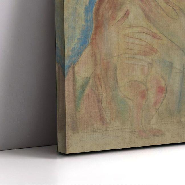 Canvas print Madonna with Christ reart (original Parthenis)