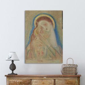 Πίνακας ζωγραφικής Η Παναγία με το Χριστό reart (original Παρθένης Κ.)