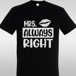 Μπλουζάκι Mrs. Never Wrong 2