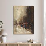 Canvas print Umbrellas