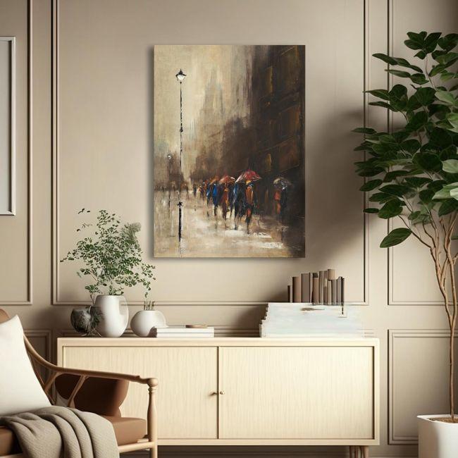 Canvas print Umbrellas