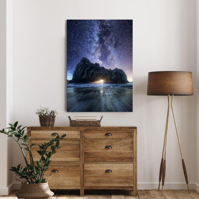 Canvas printIsland in the milky way
