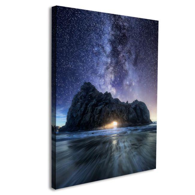 Canvas printIsland in the milky way