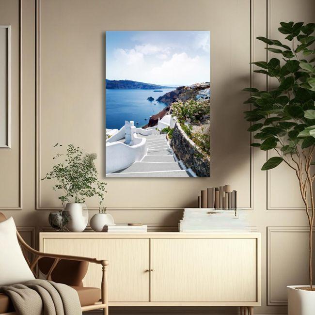 Canvas print Oia