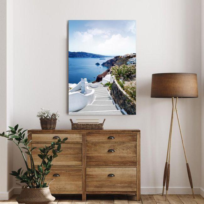 Canvas print Oia