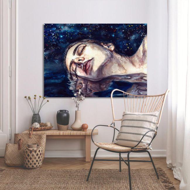 Canvas print The new Ophelia