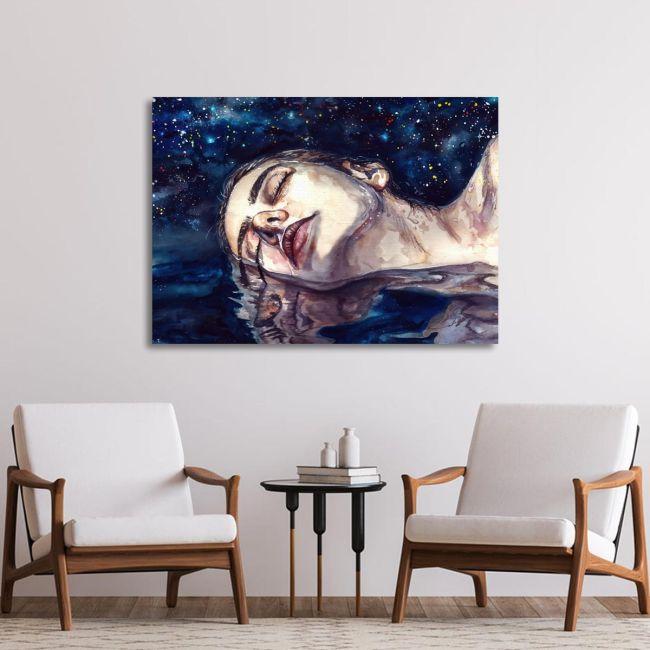 Canvas print The new Ophelia