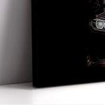 Canvas print Modern duality, panoramic