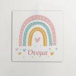 Καρτελάκια ευχαριστήρια, Ουράνιο τόξο pastel 3