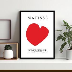 Exhibition Poster Matisse, The heart