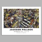 Exhibition Poster Pollock, Number 17 A, NGoA