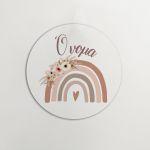 Καρτελάκια ευχαριστήρια, Ουράνιο τόξο boho 3