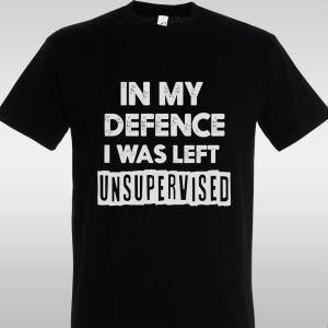 T- Shirt In my defence, i was left unsupervised 2