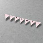 Σημαιάκια Κύκνος με λουλούδια