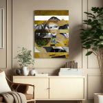 Canvas print Another kiss in mixed media