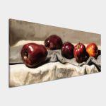 Canvas print Apples, panoramic