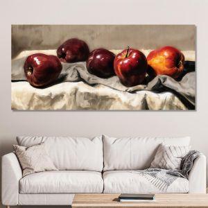 Canvas print Apples panoramic Framed canvas View 1 2