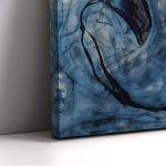 Canvas print Blue nude reart (original by P. Picasso), reproduction