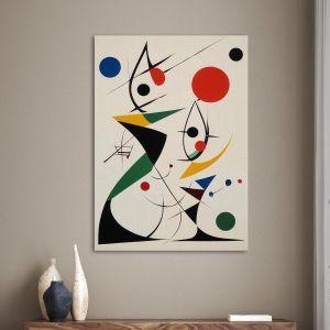Πίνακας σε καμβά In Miro style I