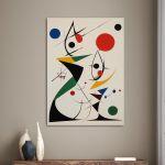 Πίνακας σε καμβά In Miro style I