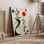 Πίνακας σε καμβά In Miro style I