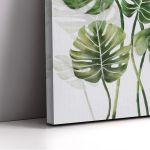 Canvas print, Palmtree leaves painting