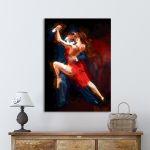 Canvas print Tango passion