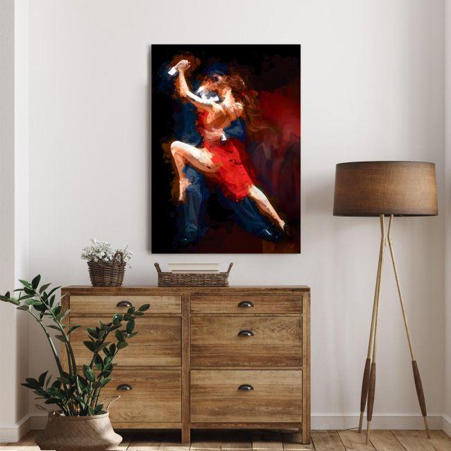 Πίνακας σε καμβά Tango passion