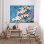 Canvas print Poppies, White poppies