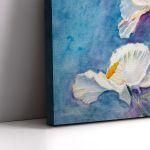 Πίνακας σε καμβά Παπαρούνες, White poppies