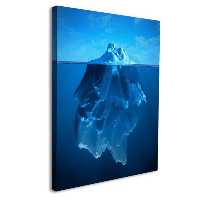 Πίνακας σε καμβά Παγόβουνο, Iceberg