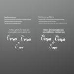 Sticky whiteletters forwedding welcome mirror