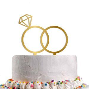 Cake topper Wedding rings