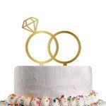Cake topper Wedding rings