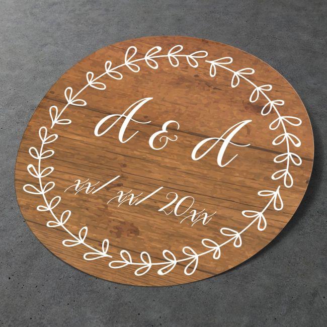 Stickers labelsmarriage initials