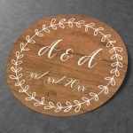 Stickers labelsmarriage initials