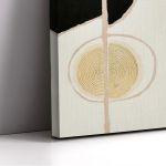 Canvas print Gold curves