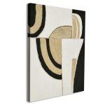 Canvas print Gold curves I