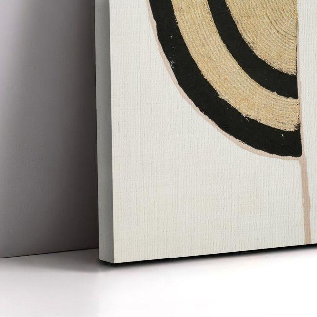 Canvas print Gold curves I